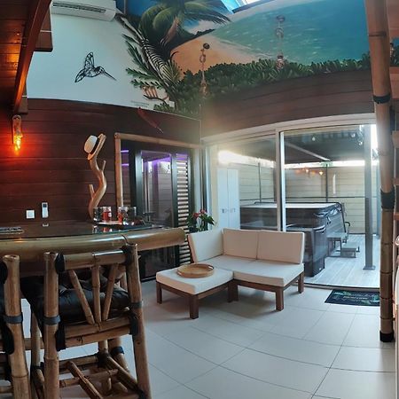 La Kaz Rhumantique Sauna And Spa Privatif La Riviere-Saint-Sauveur Exterior photo
